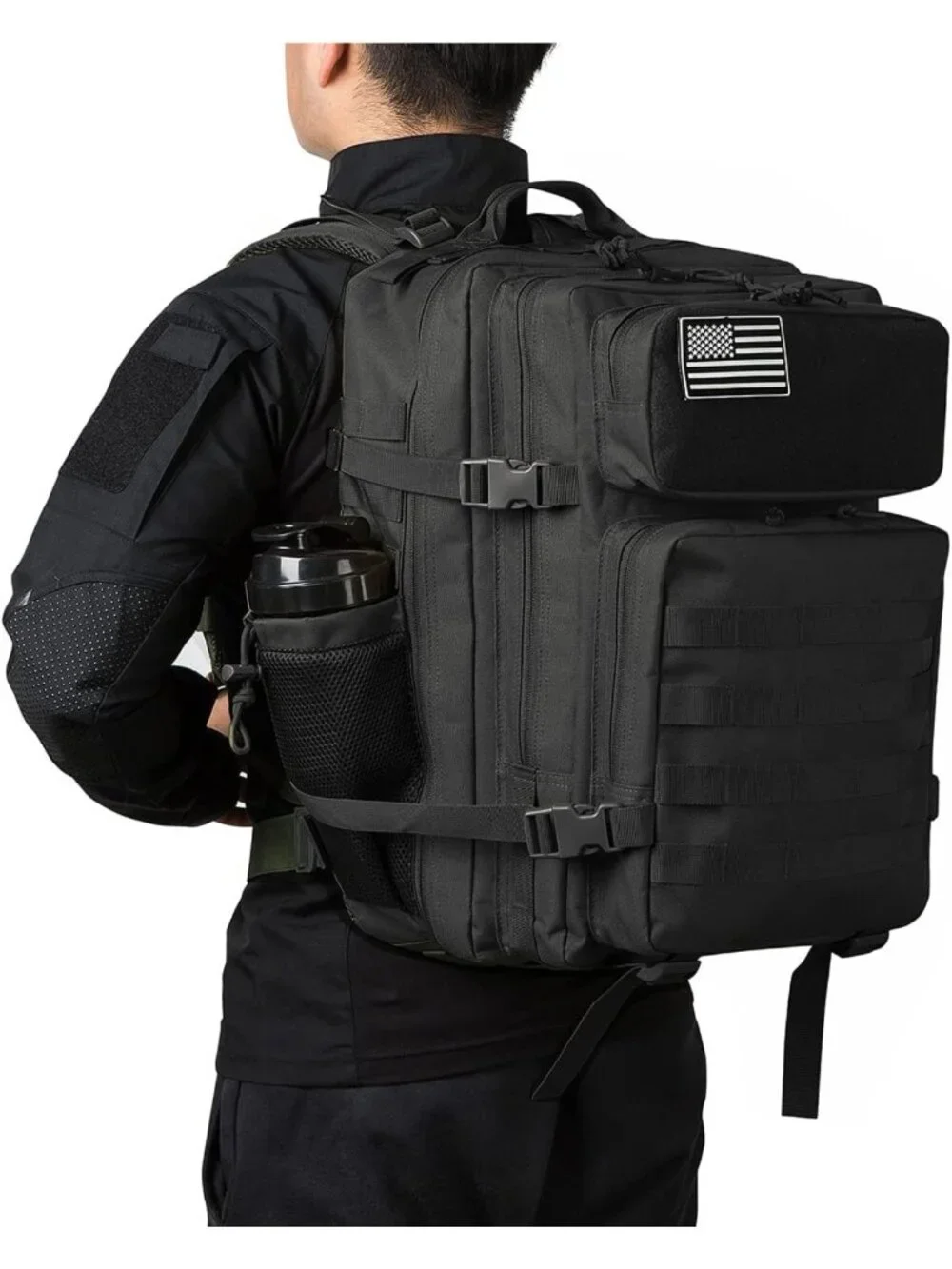 Military Tactical Backpack 25L/45L - Molle Daypack, Bug Out Bag, Hiking